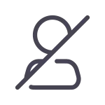 User Slash SVG Icon